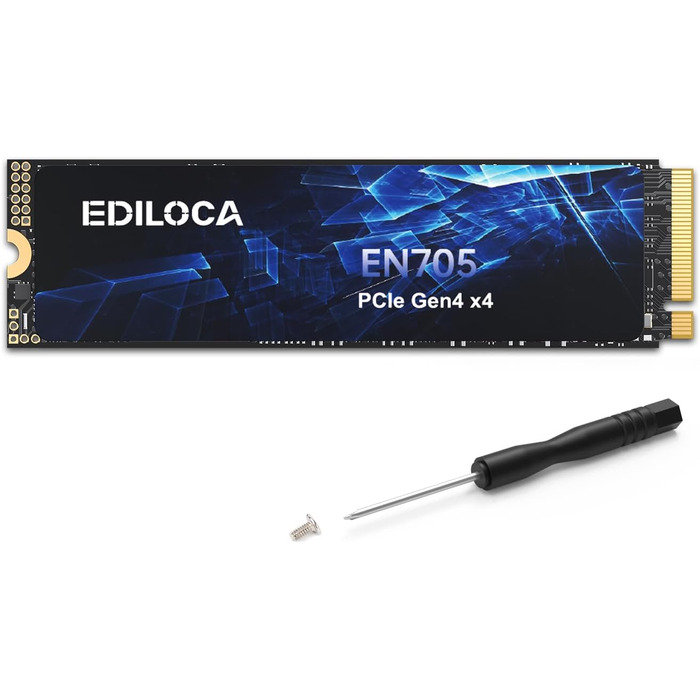 SSD NVMe M.2 PCIe Gen4 4TB з радіатором для PS5, ноутбука та ПК. Швидкість до 7400 МБ/с, 3D NAND TLC. Внутрішній SSD накопичувач