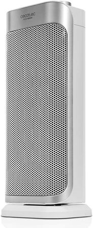 Обігрівач керамічний Cecotec ReadyWarm 6250 Sky Style, 2000 Вт, 3 режими, термостат, осциляція 90°, захист від перекидання та перегріву, до 25 м²