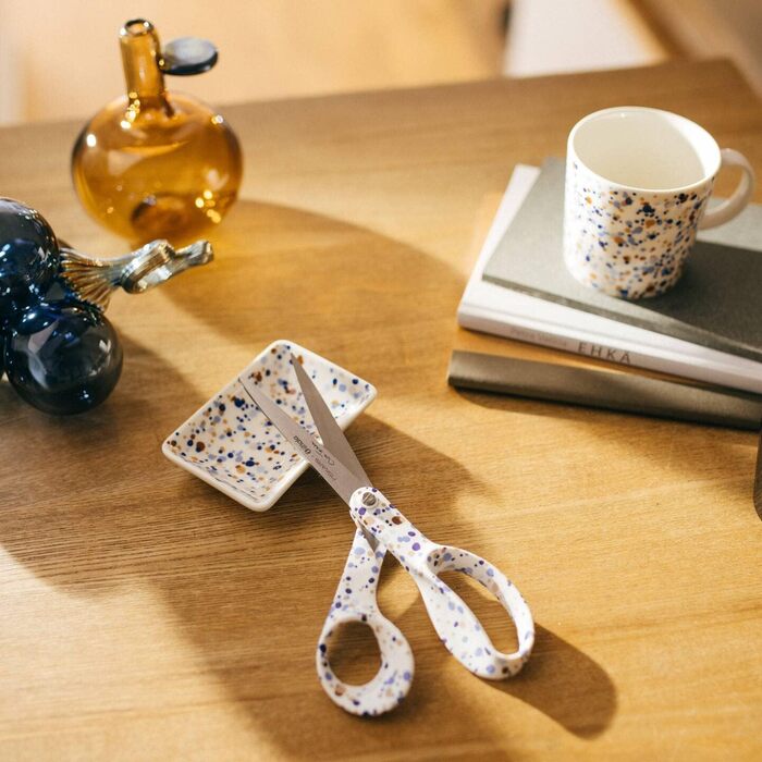 Дизайнерські універсальні ножиці Fiskars x Iittala для правші, 21 см, нержавіюча сталь, у синій подарунковій коробці