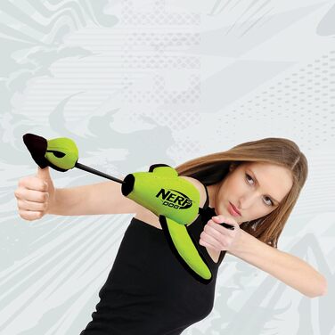 Інтерактивна іграшка для собак Nerf Dog, велика качка з нейлону, зелена