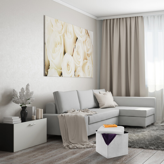 Relaxdays Ottoman з місцем для зберігання речей