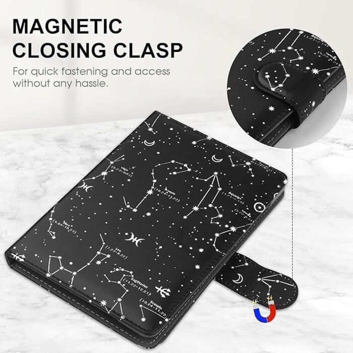 Чохол для ebook Reader 6.8-7'' (Kindle, Kobo, Pocketbook, Tolino, Sony) з підставкою, шкіряний, Konstellation