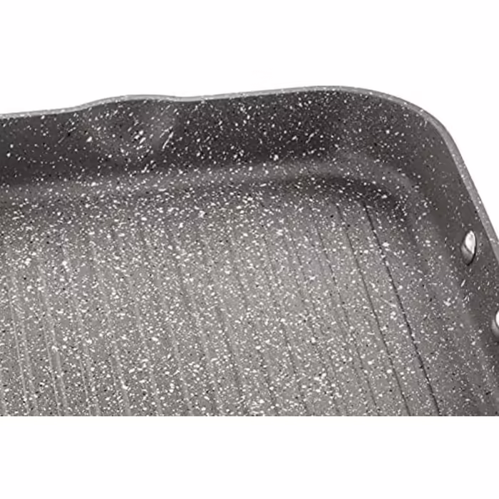 Stellar Rocktanium SP56 - Grill Pan with robust QuanTanium non-stick coating - dishwasher & oven-safe - induction-compatible - 10-year non-stick warranty - 26 cm