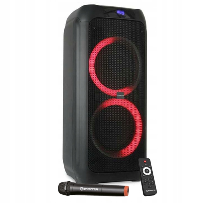 Портативна Bluetooth-колонка Manta SPK5310PRO 120 Вт, FM, TWS, з мікрофоном для караоке