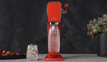 Сифонізатор для води SodaStream Art, червоний, 1 пляшка у комплекті