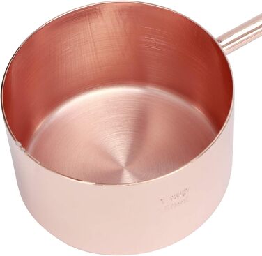 8-Piece Measuring Cup and Spoon Set, Baking Measuring Cups, Spoons with Wooden Handles, Cups and Spoons, Accurate Measuring Spoon for Measuring Dry and Liquid Ingredients