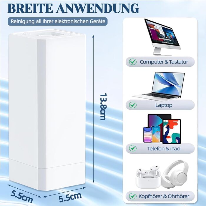 Набір для чищення електронних пристроїв Profi 32 елементи: навушники, ноутбук, клавіатура, монітор, телефон. З міні-інструментами, мікрофіброю та екіпежем