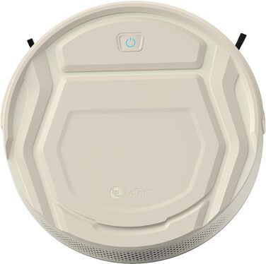 Робот-пилосос LEFANT, суперобладна модель, потужність всмоктування 2200 Па, час роботи 120 хвилин, Wi-Fi, оптимізований для килимів, шерсті тварин та твердих підлог, з базою для зарядки, колір Champagne Grey (F2)