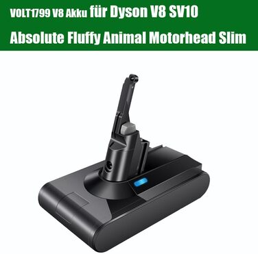 Замінний акумулятор VOLT1799 Li-ion для пилососів Dyson SV10 (Absolute, Fluffy, Animal, Motorhead, Slim)