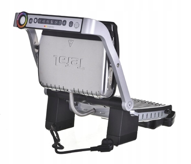 Електричний контактний гриль Tefal OptiGrill GC705D16, сріблястий/сірий, 2000 Вт