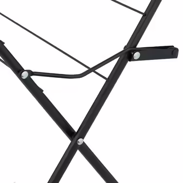 Relaxdays Clothes Rack Folding with 50 Clothespins