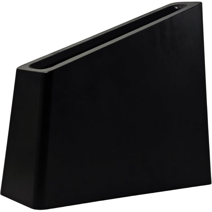 Magnetic knife block, black wooden holder, knife display holder, magnetic stand with strong improved magnets, knife strips