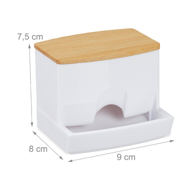 Relaxdays Cotton Swab Storage