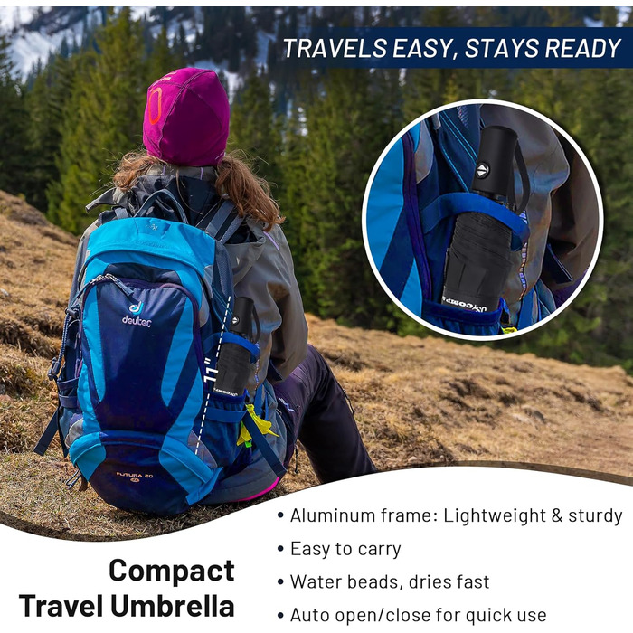 Компактний дорожній парасолька SY Winddicht: автоматичний, легкий, міцний. Виробник продає за високою ціною з відмінним співвідношенням ціни та якості