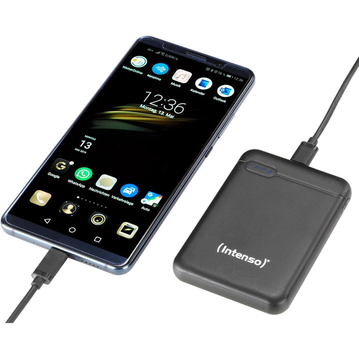 Powerbank Intenso Powerbank XS 5000mAh чорний – зовнішній акумулятор для смартфона, планшета, MP3-плеєра, цифрової камери