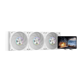 Рідинне охолодження процесора Krux HydroArc 360 White