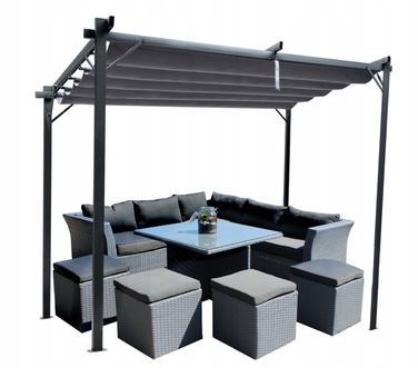 Садова альтанка GardenLine, 3 x 3 x 2,3 м