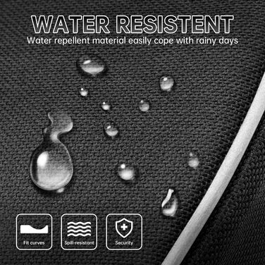 Чохол для акустичної гітари MuzcYM, чорний, з двома регульованими ременями, водонепроникний, 104 см