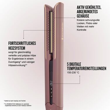 Випрямляч для волосся Remington AIRvive S8930 з іонізацією та керамічним покриттям (150-230°C)