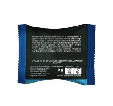 Кава в капсулах Caffè Borbone Blue Mixture (Синя суміш), сумісні з кавомашинами Bialetti, 100 шт