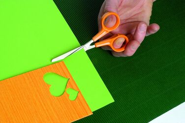 Ножиці Fiskars Classic для хобі, 13 см, для правшів і лівшів, нержавіюча сталь, пластикові ручки, помаранчеві