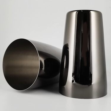 Набір для коктейлів Hansum, 20 предметів, нержавіюча сталь, чорний – професійний барменський набір зі стійкою