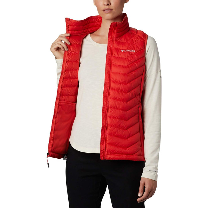 Степлева жилетка Columbia Powder Pass для жінок (XS, Bold Orange)