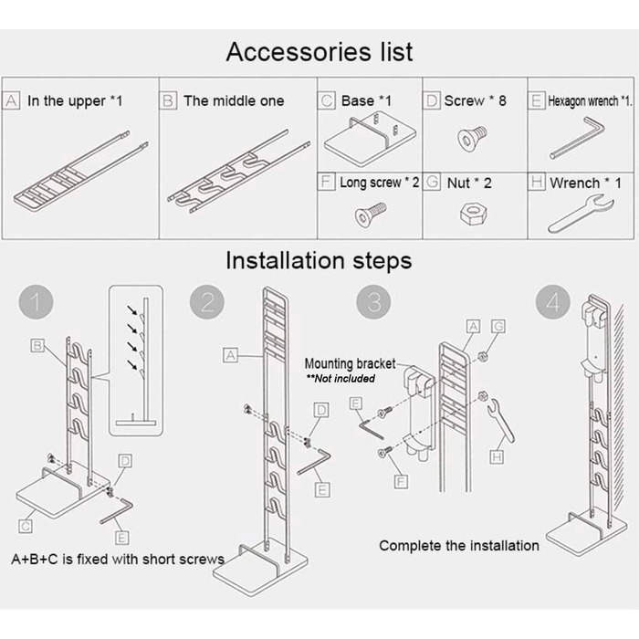 Підставка для пилососів Dyson: V15, V12, V11, V10, V8, V7, V6, DC58, DC59, DC62, DC74 - Organizer, рамка, кріплення