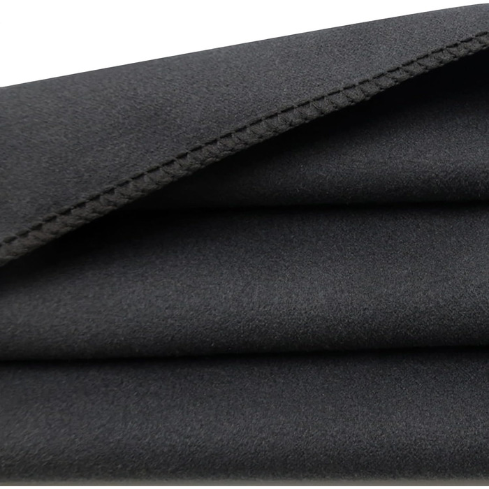 Набір рушників Leeyunbee з мікрофібри (2 шт.) - 160x80 см + 80x40 см, швидковисихаючі, для спорту, подорожей, пляжу (чорний)