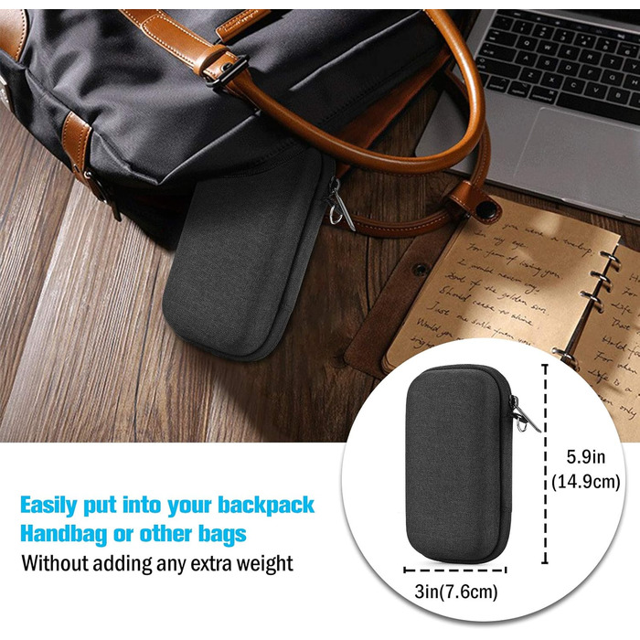 Чохол для SSD дисків SanDisk Extreme PRO/Extreme Portable SSD/Crucial X8 Portable SSD ProCase - чорний