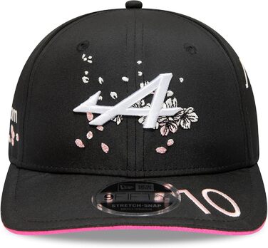 Кепка бейсболка New Era Alpine F1 Team Special Edition Japanese Grand Prix, чорно-рожева, унісекс, офіційний мерч, M-L