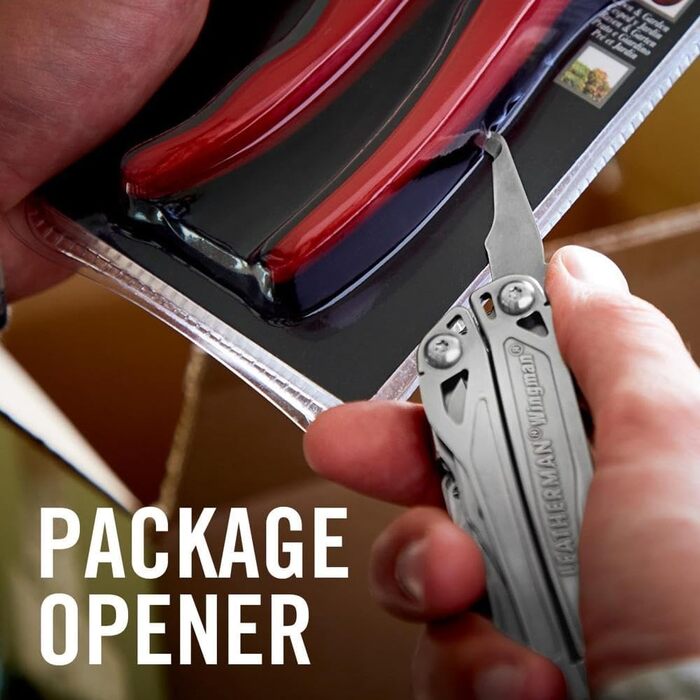 Leatherman Wingman Multi-Tool - 14 Tools for Every Situation - Stainless Steel, with Nylon Holster