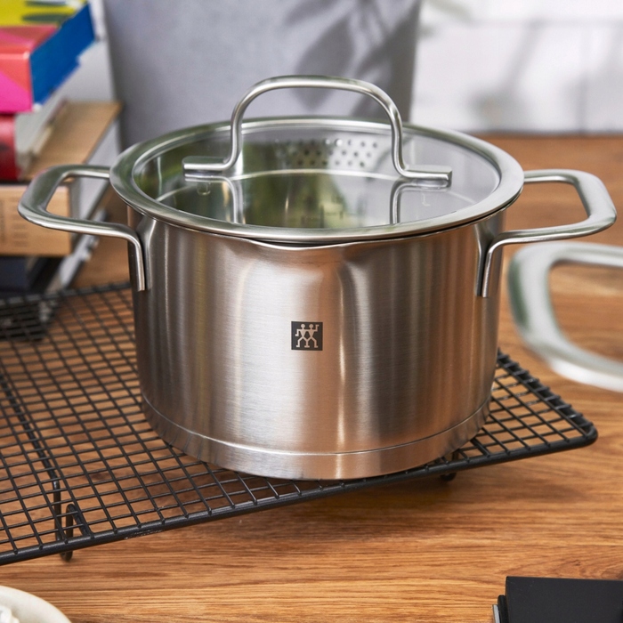 Набір каструль Zwilling TrueFlow з нержавіючої сталі, 5 предметів