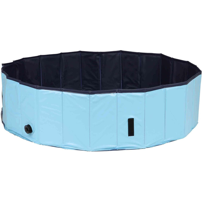 Басейн для собак TRIXIE 70x12 см, блакитно-сірий, без надування, з неслизьким дном