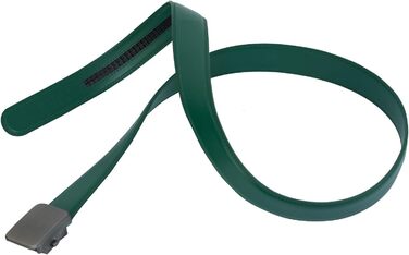 Чоловічий шкіряний ремінь Joseph Elliott з регулюванням на пряжці, колір хакі, з пряжкою з брашованої сталі