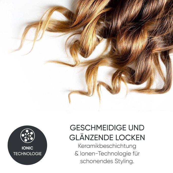 Випрямляч для волосся Severin HG 0622 Mattschwarz: керамічне покриття, іонізація, 130-230°C