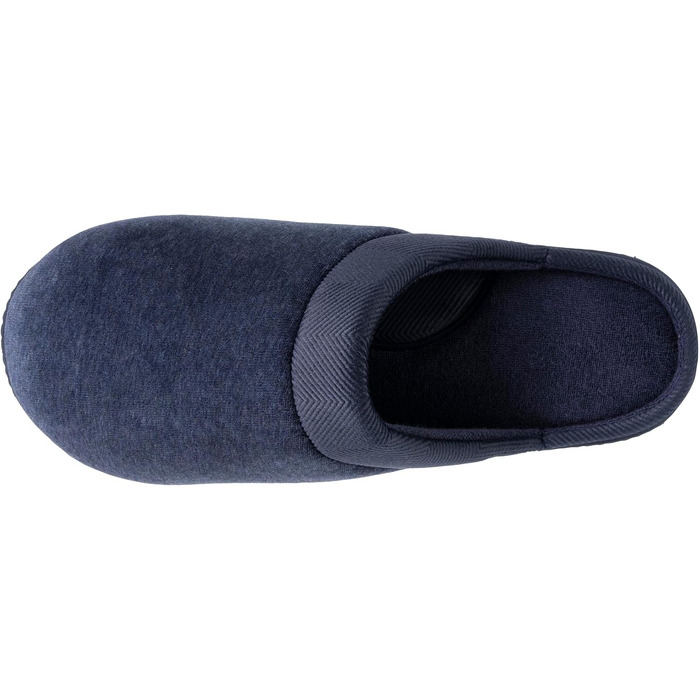 Чоловічі домашні капці-пантолети Isotoner з ефектом пам'яті Memory Foam, сині (розмір 46 EU)