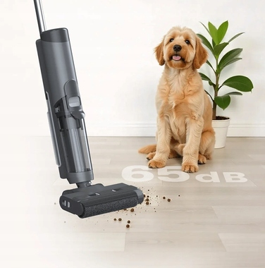 Вертикальний бездротовий пилосос-мийник RoboJet Washer 2, чорний
