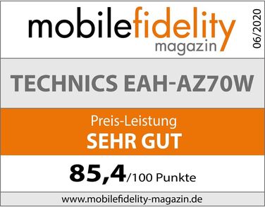 Навушники бездротові Technics EAH-AZ70WE-S Premium з шумозаглушенням, сріблясті