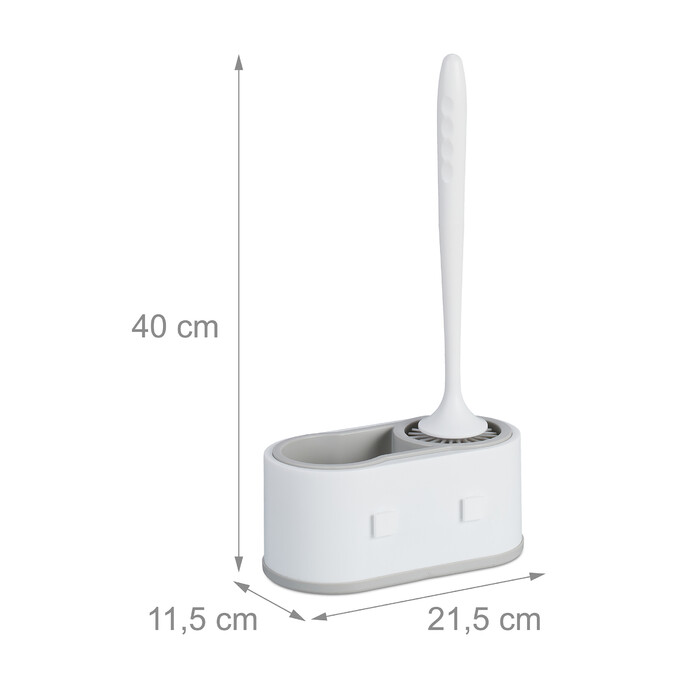 Relaxdays Toilet Brush with Wall Holder