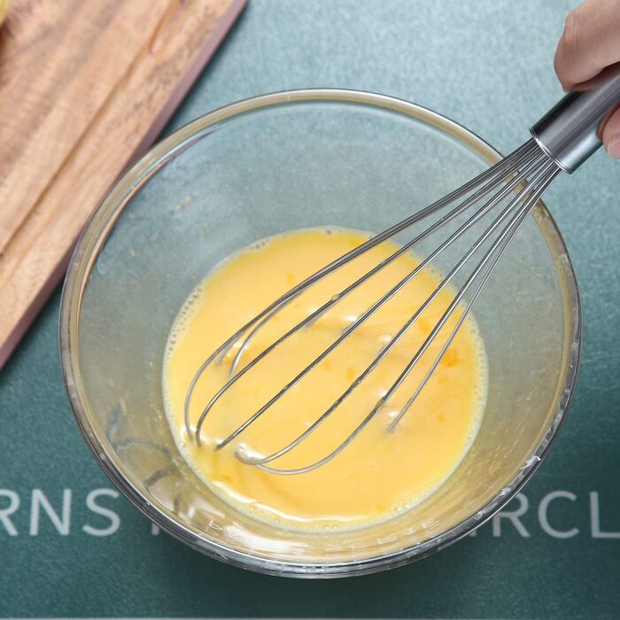 Набір міксерів Kyraton з нержавіючої сталі (3 шт.) 8', 10', 12' - для кухні, приготування їжі, збивання