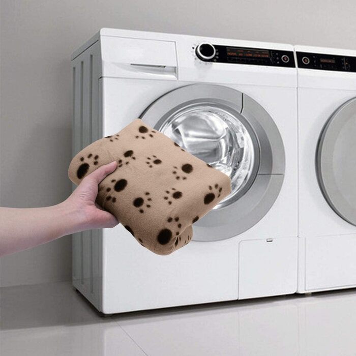 М'яка флісова підстилка для собак та котів Nobleza, 75 x 75 см, бежева