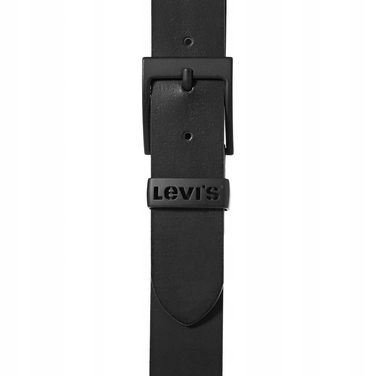 Чоловічий ремінь Levi's, чорний, 110 см