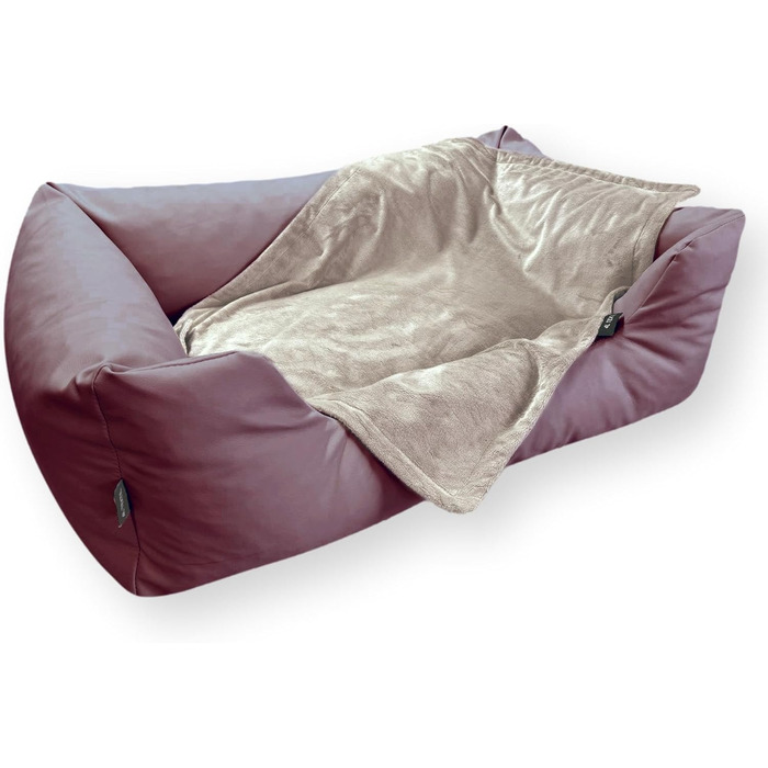 М'яка підстилка для собак та котів 120x90 см, сіра - 4L Textil