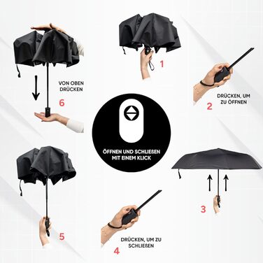 Стійкий до вітру парасолька Rainroyal Drytogo MEDIUM Ø100 см (Жовтий, SMALL Ø95 см) | Парасолька-тростина для подорожей та повсякденного використання | Автоматичний парасолька для жінок та чоловіків