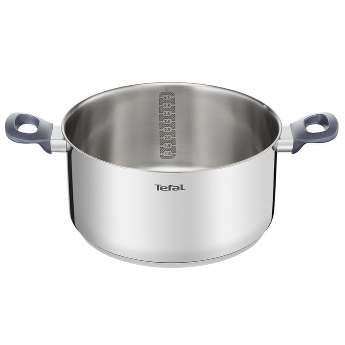 Каструля Tefal Daily Cook G7124614, нержавіюча сталь, 5 л, для індукційних плит