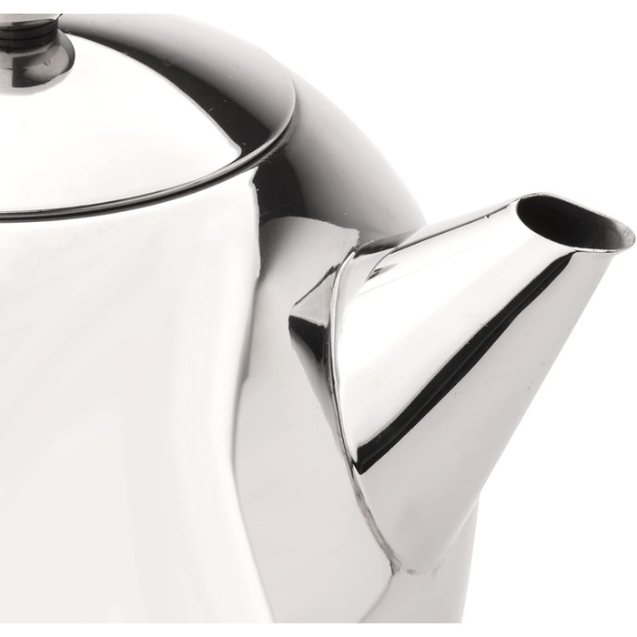 Bredemeijer small, round double-walled teapot 0.5 Liter (Highly polished, 1.0 L)