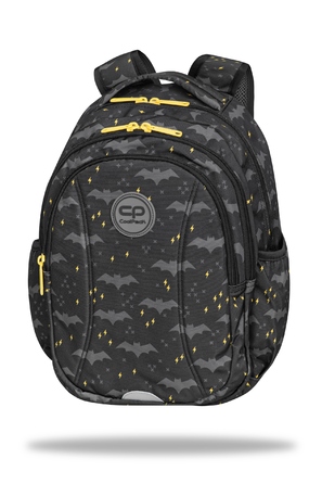 Багатовідсінковий шкільний рюкзак CoolPack, чорний, 21 л