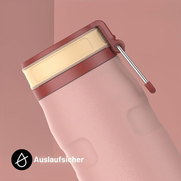 Термопляшка Stanley IceFlow Bottle Twist Flip 0.47L з кришкою-клапаном, герметична, Peach Rose