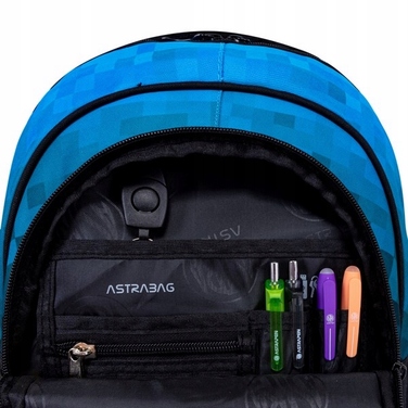 Багатофункціональний шкільний рюкзак AstraBag, багатоколірний, 20 л